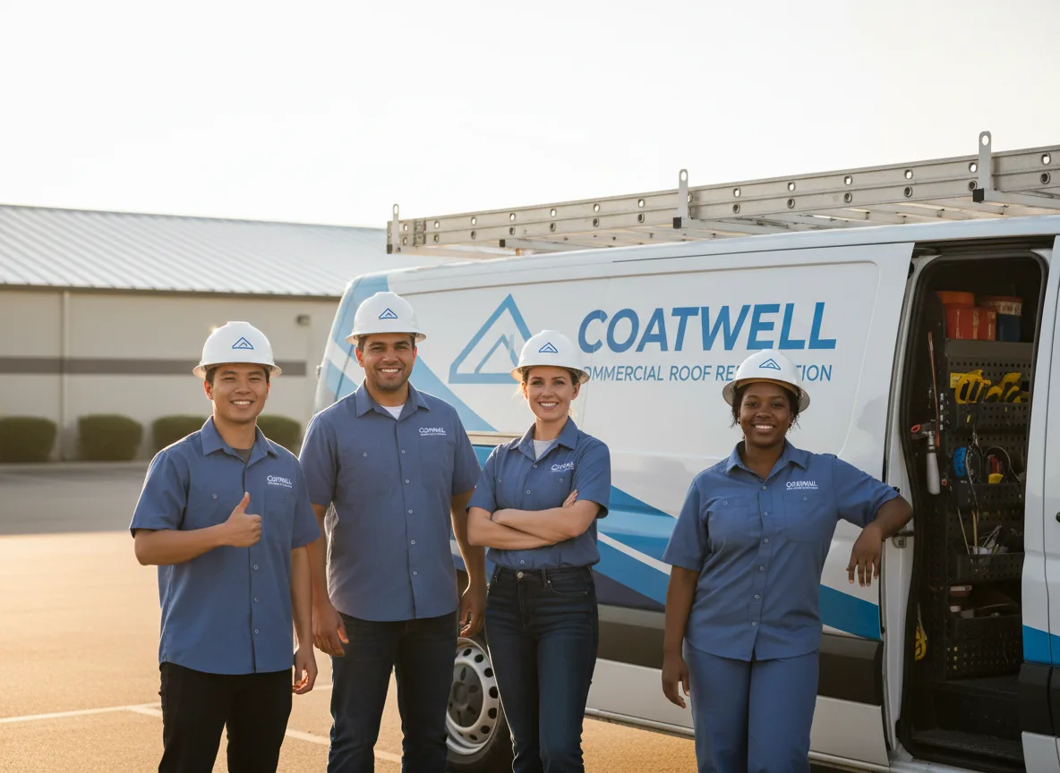 Commercial roof coating company in Call, TX
